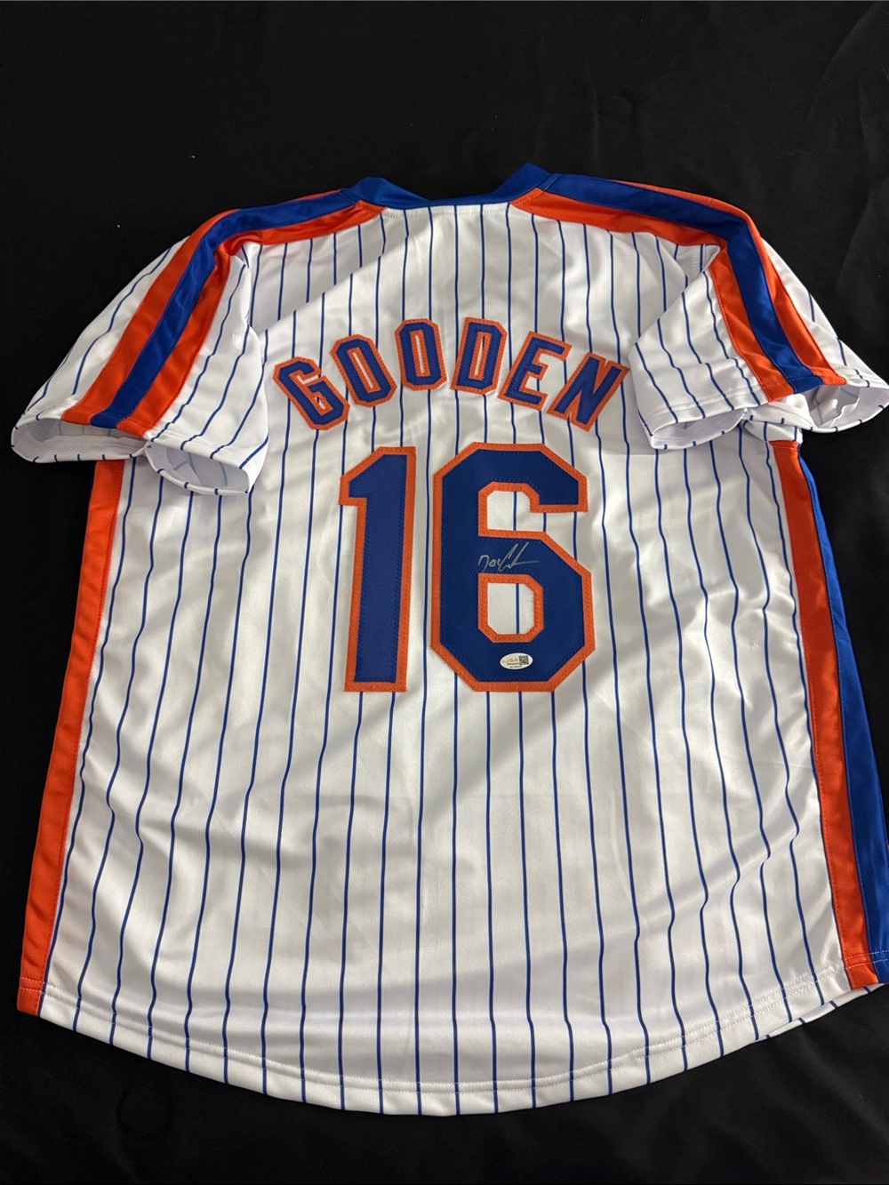New York Mets #16 Dwight Gooden AUTOGRAPHED MLB Jersey